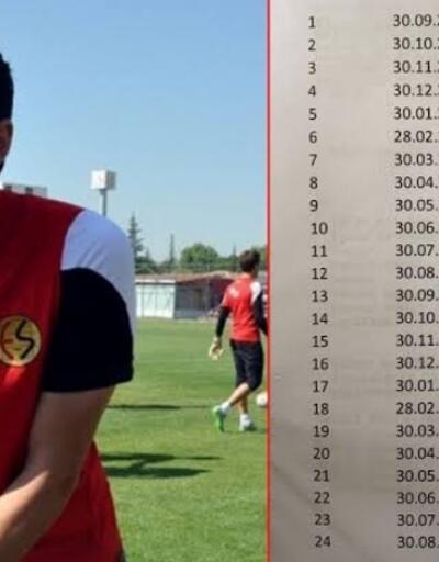 Eskişehirspor'da Sebastian Pinto'nun borcu ödendi