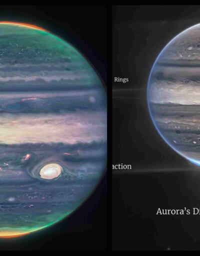 NASA, Jüpiter'in yeni görüntülerini yayınladı