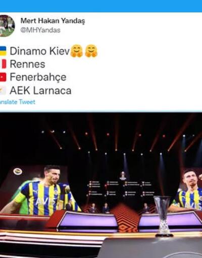 Fenerbahçeli Mert Hakan'dan Dinamo Kiev paylaşımı