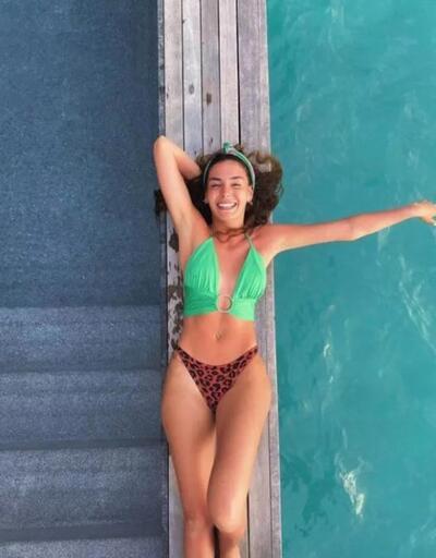 Ebru Şahin'in bikinili paylaşımı hayran bıraktı