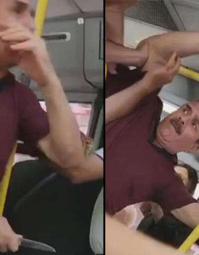 Fatih'te otobüste bıçaklı dehşet: Yanlışlıkla ayağına basan yolcuya saldırdı
