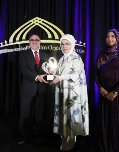 Müslüman Örgütler Konseyi Emine Erdoğan'a ödül verdi