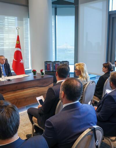 SON DAKİKA: Cumhurbaşkanı Erdoğan'dan ABD'deki Türkevi'nde gazetecilere önemli mesajlar