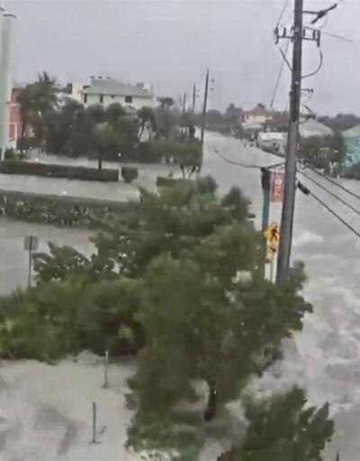 ABD'de Ian Kasırgası kâbusu: Dakikalar içinde sokaklar göle döndü