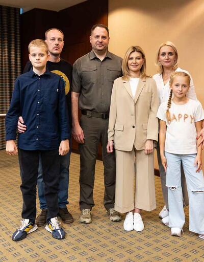 Ukrayna First Lady'si Zelenska, Türkiye’de Azov komutanlarıyla buluştu