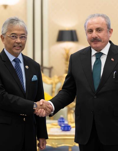 TBMM Başkanı Şentop, Malezya Kralı Abdullah ile görüştü