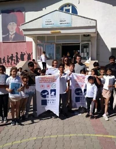 Datça'da, öğrencilere Akdeniz fokları anlatıldı