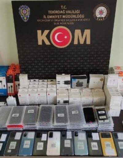 Şarköy'de kaçak cep telefonu operasyonu: 1 gözaltı
