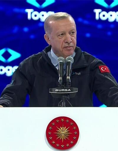 Son dakika... Tarihi an: TOGG banttan indi! Cumhurbaşkanı Erdoğan: 'Türkiye Yüzyılı'nın ilk fotoğrafı bu tesistir 