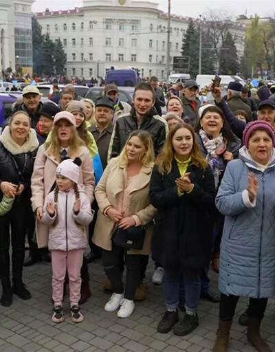 Ukraynalılar canlı yayında böyle kutlama yaptı