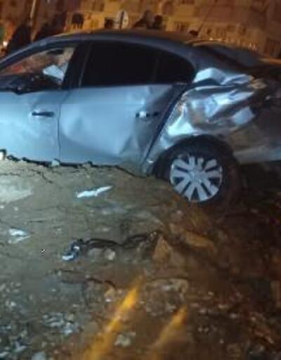 Nusaybin’de zincirleme kaza: 2 yaralı