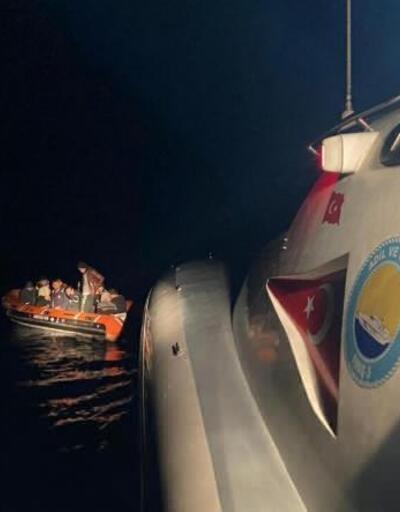 Datça'da 16 kaçak göçmen göçmen kurtarıldı