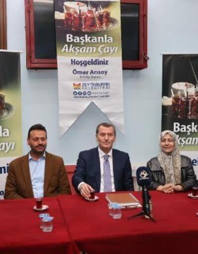 Zeytinburnu Belediye Başkanı Arısoy, mahalle ziyaretinde bulundu