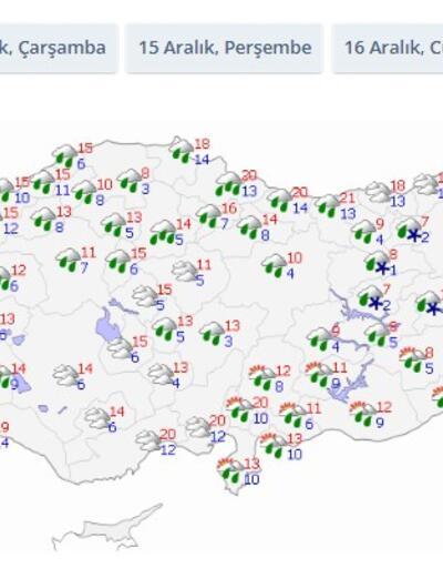 Kar ne zaman yağacak? Meteoroloji İstanbul, Ankara, İzmir 5 günlük hava durumu tahminleri