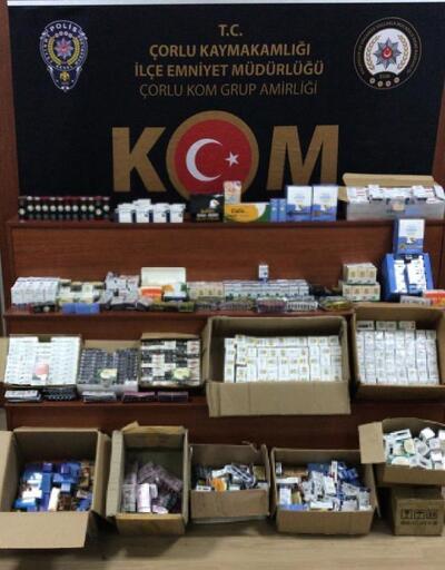 Çerkezköy'de cinsel içerikli ürünler ele geçirildi:1 gözaltı
