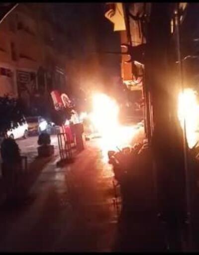 Kızıltepe'de elektrik trafosu yandı