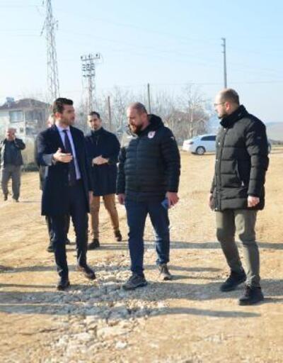 Erbaa'da yeni hastane yolu çalışmaları sürüyor