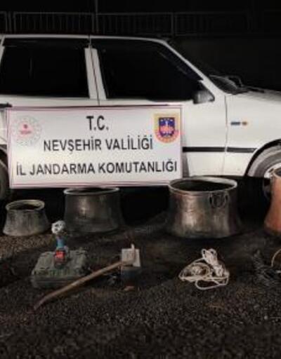 Nevşehir'de hırsızlık şüphelisi 3 kişiye gözaltı
