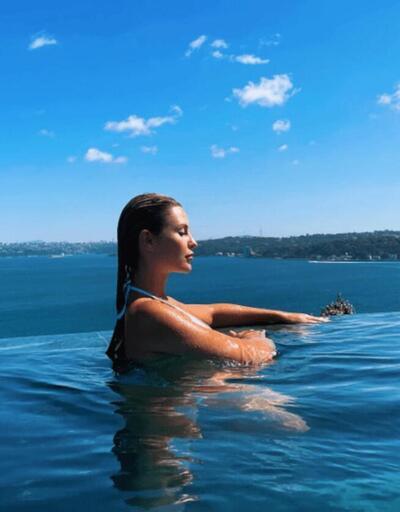 Chloe Loughnan’dan Boğaz'da havuz pozu