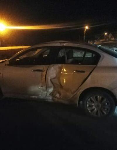 Edirne’de TIR’ın çaptığı otomobilin sürücüsü yaralandı