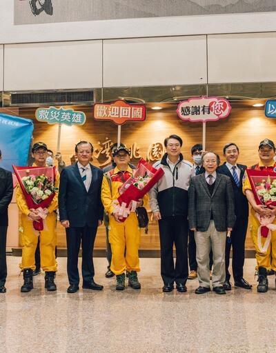 Ülkesine dönen Tayvanlı ekip alkışlarla karşılandı