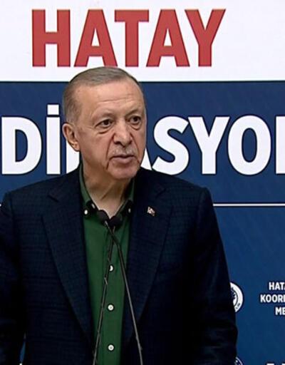 Son dakika... Cumhurbaşkanı Erdoğan'dan deprem bölgesi Hatay'da açıklamalar 