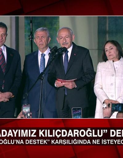 6'lı masada kriz aşıldı mı? HDP de "Adayımız Kılıçdaroğlu" der mi? 7 yardımcılı başkanlık nasıl işleyecek? CNN TÜRK Masası'nda tartışıldı