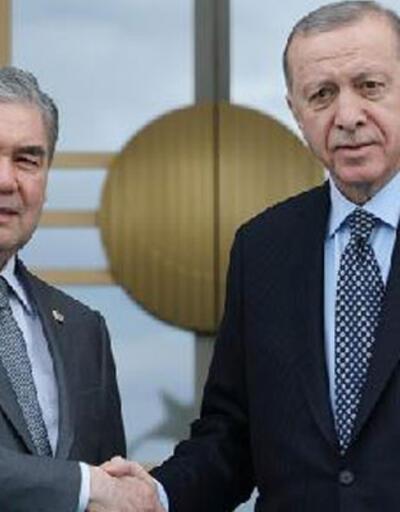 Erdoğan, Türkmenistan Halk Maslahatı Başkanı Berdimuhamedov ile görüştü
