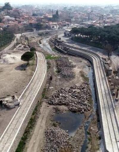 İzmir'in 2'nci antik kanalında birinci etapta sona yaklaşıldı