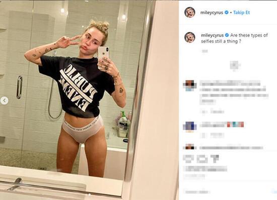 Miley Cyrus: Karantinada saçlarımı yalnızca iki kez yıkadım