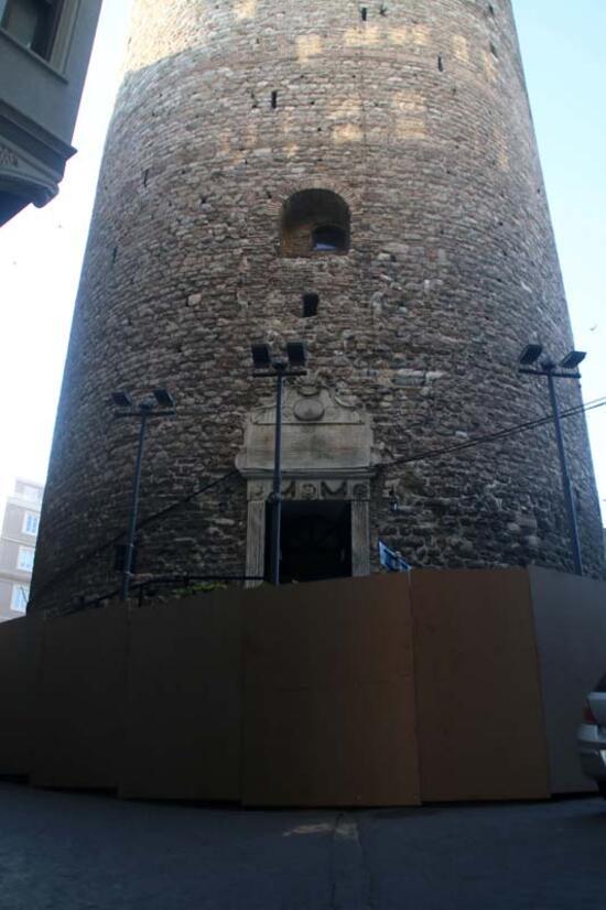 Galata Kulesi'nde restorasyon hazırlıkları başladı