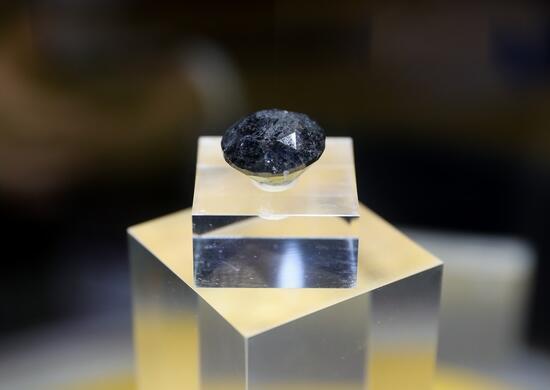 750 bin dolarlık kara elmas görücüye çıktı 