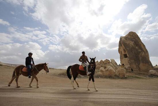Kapadokya'yı yılın ilk 2 ayında 93 bin turist gezdi
