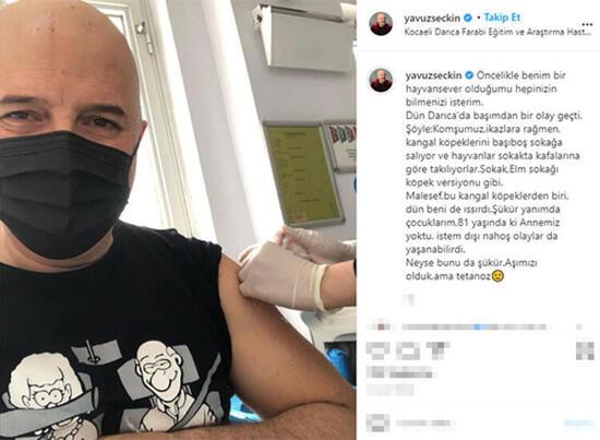 Yavuz Seçkin'i köpek ısırdı! Sosyal medyadan takipçilerine böyle anlattı