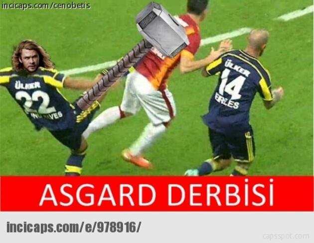 Galatasaray Fenerbahce Maci Caps Leri