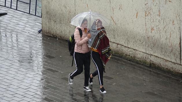 İstanbul hava durumu beş günlük | Meteoroloji'den kuvvetli sağanak yağış uyarısı