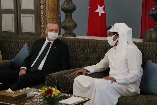 Son dakika haberi ... Cumhurbaşkanı Erdoğan'ın ziyareti Katar basınında büyük yankı uyandırdı