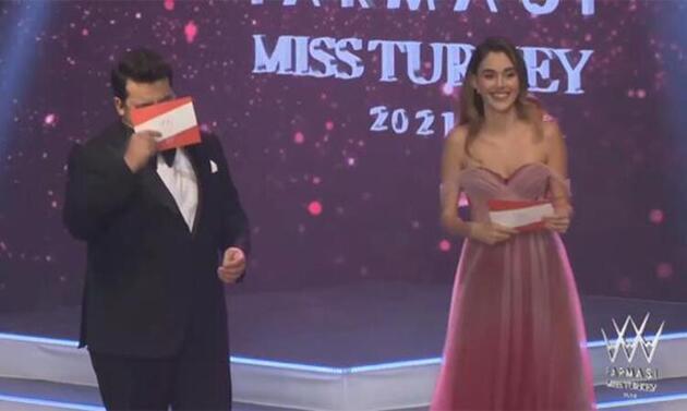 Eser ve Berfu Yenenler arasındaki diyalog Miss Turkey 2021'e damga vurdu
