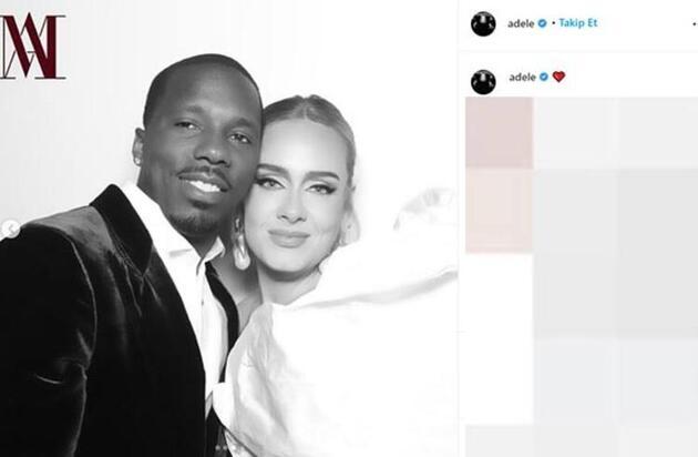 Adele yeni aşkını sosyal medya paylaşımıyla resmen duyurdu