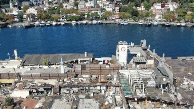 İstanbul Boğazı'nın ortasında moloz yığını