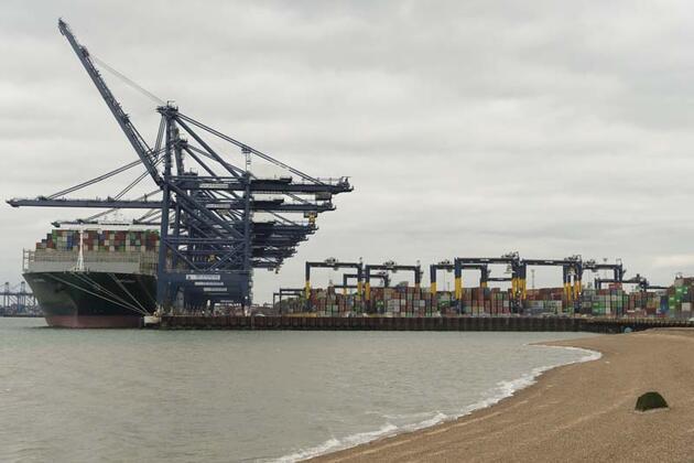 İngiltere'de nakliye krizi: Limanda birikiyorlar