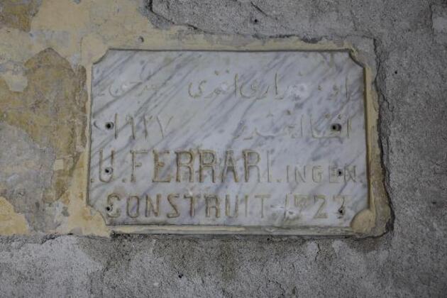 Haldun Taner Sahnesi'nin restorasyon çalışmalarında mimar kitabesi bulundu