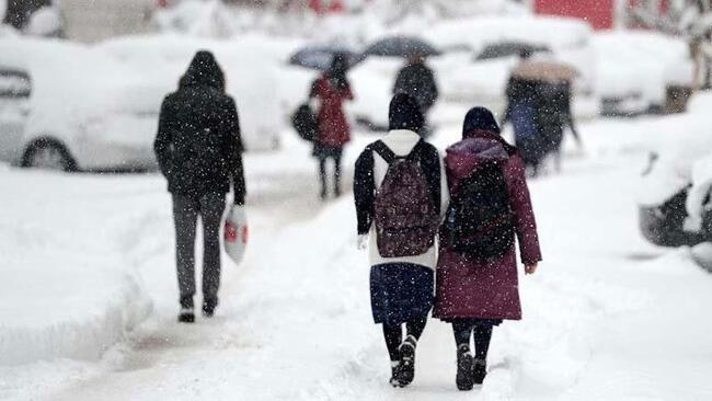 Eğitime kar engeli! 13 Şubat 2020'de okulların tatil olduğu iller 