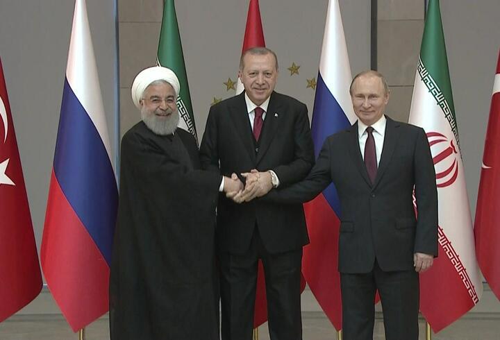Çankaya Köşkü nde Türkiye-Rusya-İran zirvesi