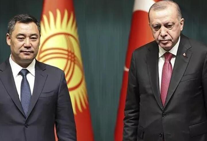 Cumhurbaşkanı Erdoğan, Kırgızistan Cumhurbaşkanı ile görüştü