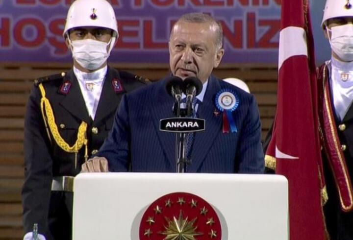 Cumhurbaşkanı Erdoğan Subay-Astsubay Mezuniyet Töreni'nde konuştu