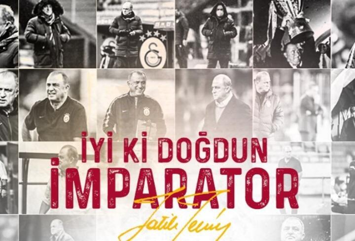 Galatasaray'dan Fatih Terim'e doğum günü kutlaması