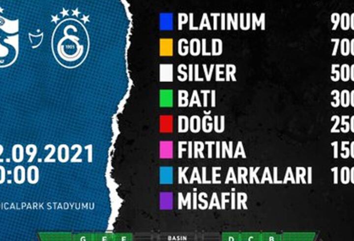 Son dakika... Trabzonspor-Galatasaray maçı biletleri satışta