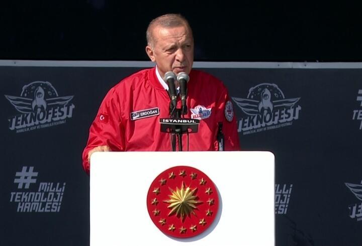 Cumhurbaşkanı Erdoğan'dan TEKNOFEST'te önemli açıklamalar