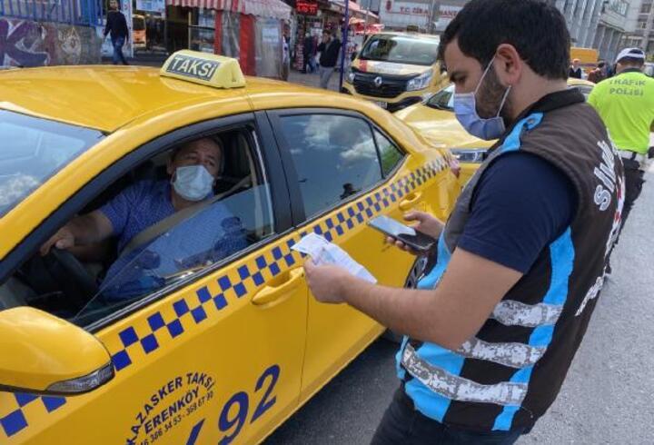 Kadıköy'de taksicilere denetim